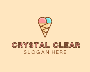 Sweet Ice Cream Cone  logo design