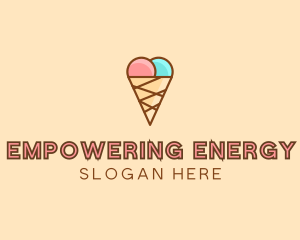 Sweet Ice Cream Cone  logo design