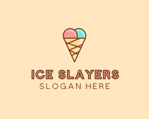 Sweet Ice Cream Cone  logo design