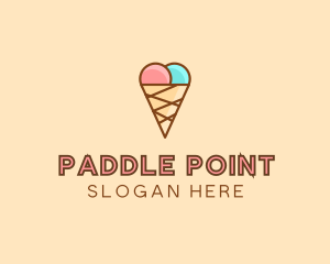 Sweet Ice Cream Cone  logo design