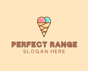 Sweet Ice Cream Cone  logo design