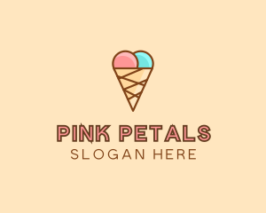 Sweet Ice Cream Cone  logo design