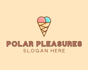 Sweet Ice Cream Cone  logo