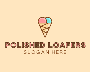 Sweet Ice Cream Cone  logo design