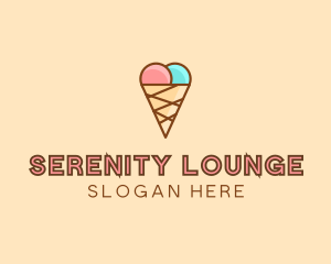 Sweet Ice Cream Cone  logo design