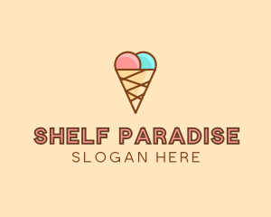 Sweet Ice Cream Cone  logo design