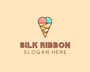 Sweet Ice Cream Cone  logo design