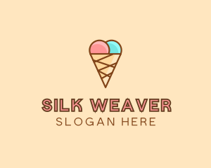 Sweet Ice Cream Cone  logo design