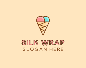 Sweet Ice Cream Cone  logo design