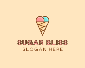 Sweet Ice Cream Cone  logo