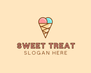 Sweet Ice Cream Cone  logo