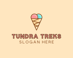 Sweet Ice Cream Cone  logo design