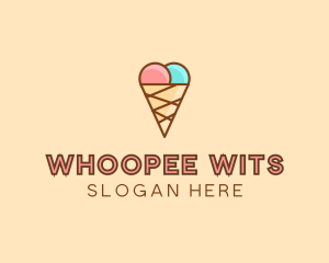 Sweet Ice Cream Cone  logo design