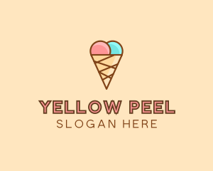 Sweet Ice Cream Cone  logo design