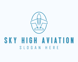 Airline Plane Aviation logo
