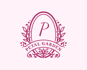 Organic Flower Wreath  logo design