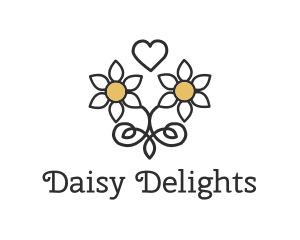 Daisy Love Heart logo