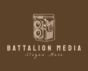 Retro Antique Camera logo design