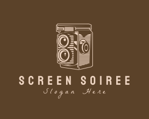 Retro Antique Camera logo design