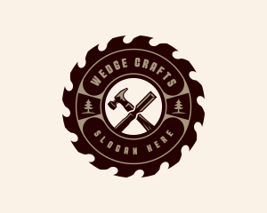 Handyman Woodworking Repair logo design