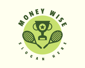 Tennis Racket Tournament  Logo