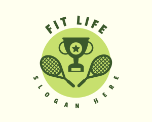 Tennis Racket Tournament  logo