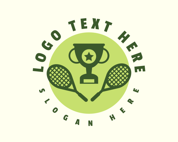 Tennis Court logo example 1