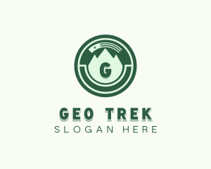 Mountain Camp Hiking logo design