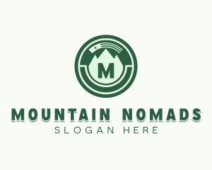 Mountain Camp Hiking logo design