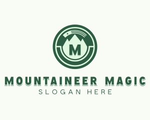 Mountain Camp Hiking logo design