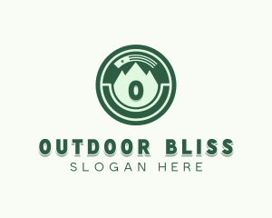 Mountain Camp Hiking logo design