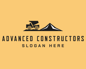 Dump Truck Mountain logo design