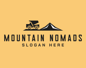 Dump Truck Mountain logo design