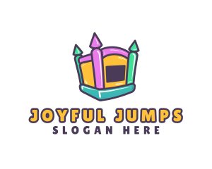 Fun Inflatable Castle logo design