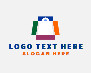 Marketplace - Box Shopping Bag Fashion logo design