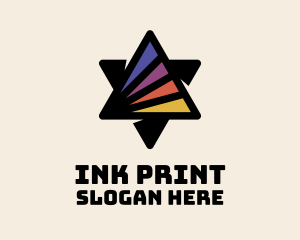 Sunset Prism Printing logo design