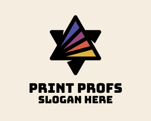 Sunset Prism Printing logo design