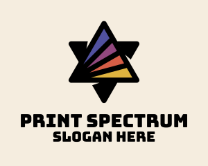 Sunset Prism Printing logo design