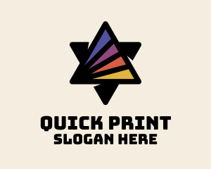 Sunset Prism Printing logo design