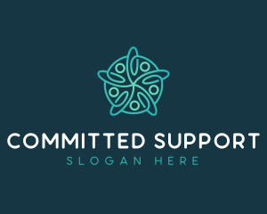 Community Support Association logo design