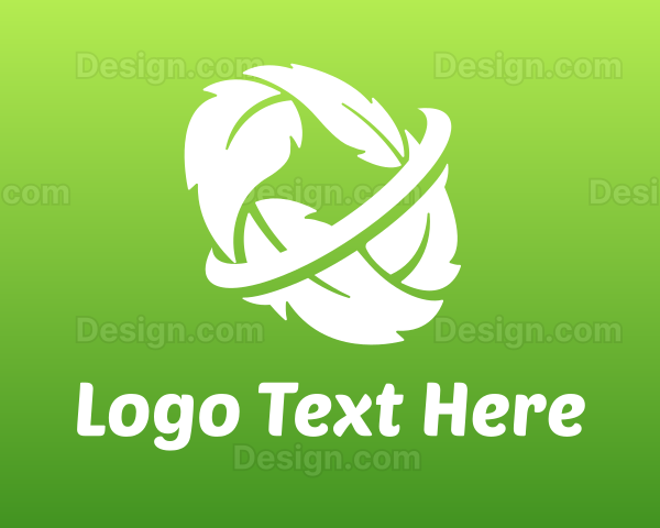 Leaf Wreath Orbit Logo