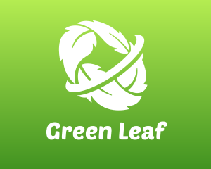 Leaf Wreath Orbit logo