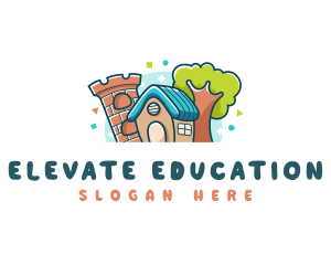 Kindergarten Nursery Educational logo
