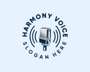 Radio Vocal Microphone  logo