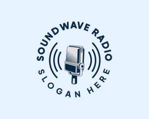 Radio Vocal Microphone  logo