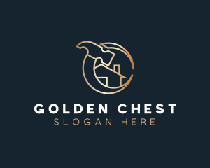 Golden Home House logo design