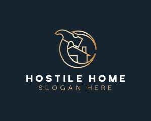 Golden Home House logo design