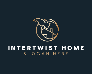 Golden Home House logo design