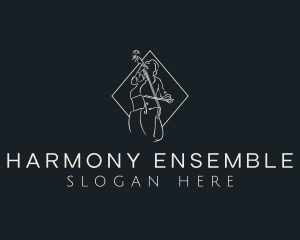 Cello Musician Instrument logo