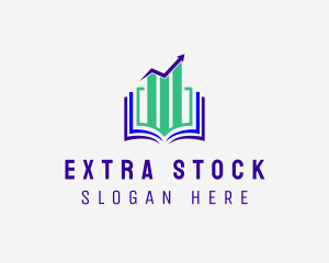 Stock Market Book  logo design